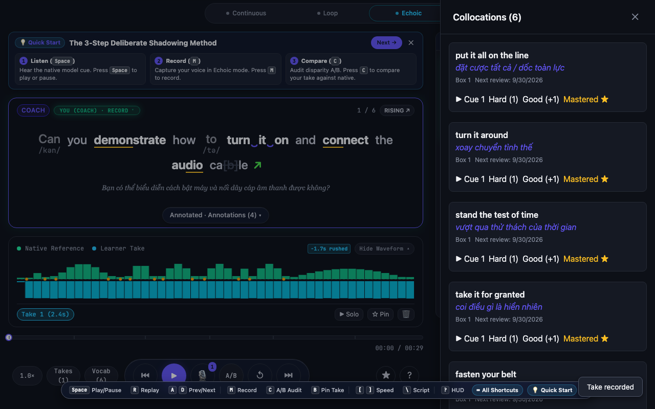 Step 4: How Due Cues Surface in the SRS Warmup Phase UI State